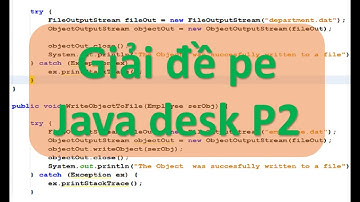 Giải đề PE Java desk - giải bài tập Thread trong đề thi PE - Bài 2