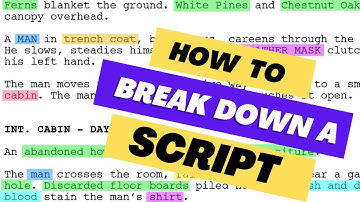 Script breakdown step by step | Breakdown essentials | Film Basics | EP 4