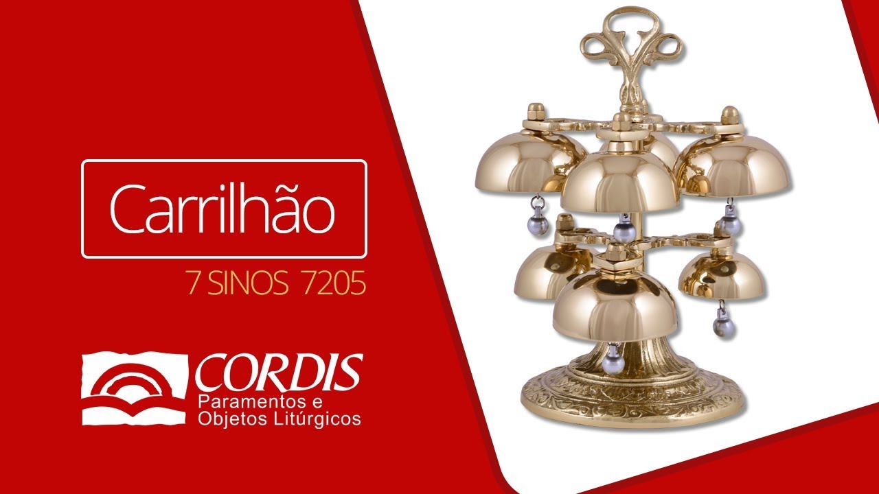 Carrilhão 7 Sinos 7205 - CORDIS Paramentos e Objetos Litúrgicos - YouTube