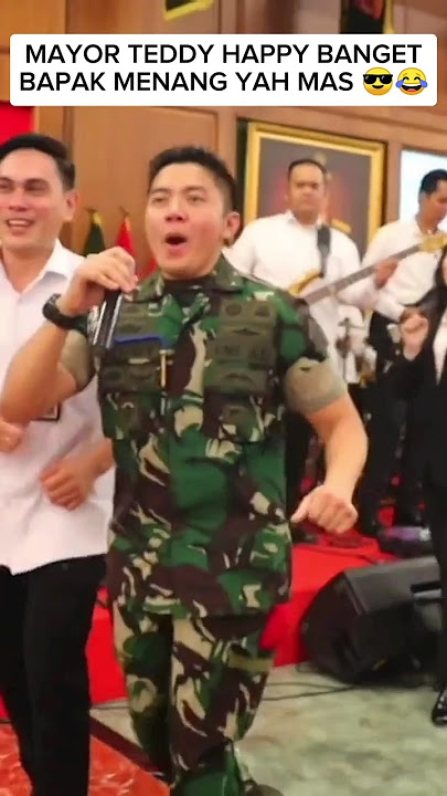 Oke Gass Pak Prabowo Menang  Mayor Teddy Goyang😎😂🕺#prabowo #prabowopresiden2024