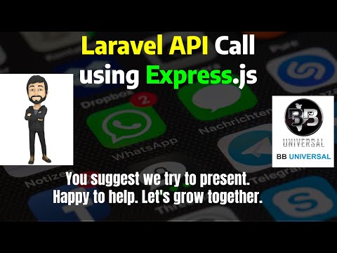 Laravel API Call using Express.js