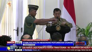 JK: Pertumbuhan Ekonomi Harus Didukung Stabilitas Politik