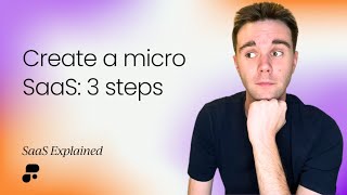 The three essential steps for building a micro SaaS
