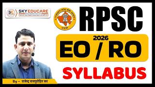 EO-RO Vacancy 2026 | #syllabus | RPSC EO RO Bharti 2026 | #eoro2026  #eoro "EO/RO | Rajpurohit Sir