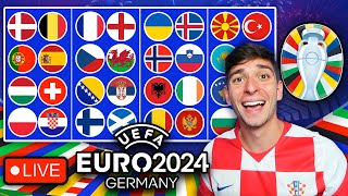 UEFA EURO 2024 QUALIFIER DRAW LIVE REACTION