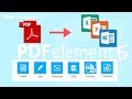 How to Edit PDFs Like A Pro (Convert Scanned Text, Forms to Word, Excel, CSV) PDFelement 6 Pro