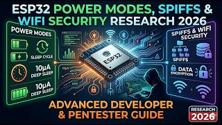 Esp32 Power Modes, Spiffs & Wifi Security Research 2025 Advanced Developer & Pentester Guide