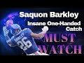 Saquon Barkley One Handed Insane Catch | Cowboys vs Giants Week 15