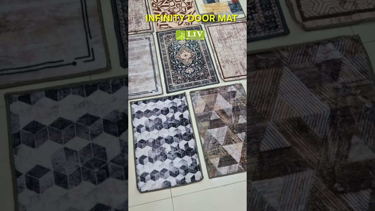 Super soft Door Mat Rabbit Fur Printed