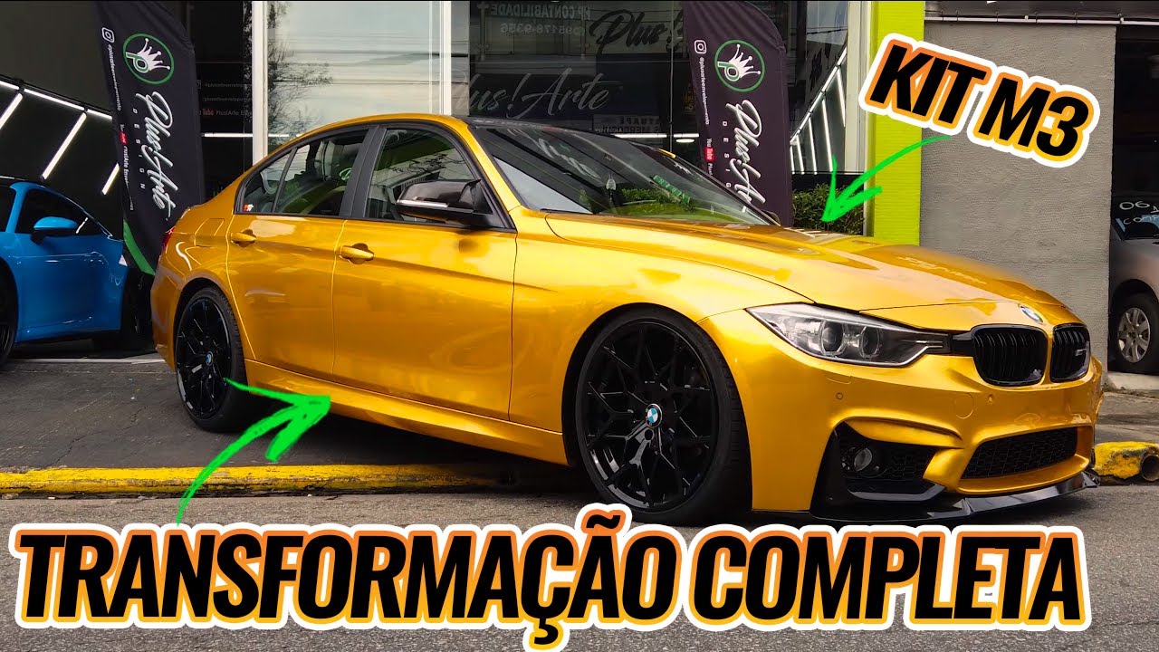 BMW 320i KIT M3 TRANSFORMA????O COMPLETA VEJA O RESULTADO???? - YouTube