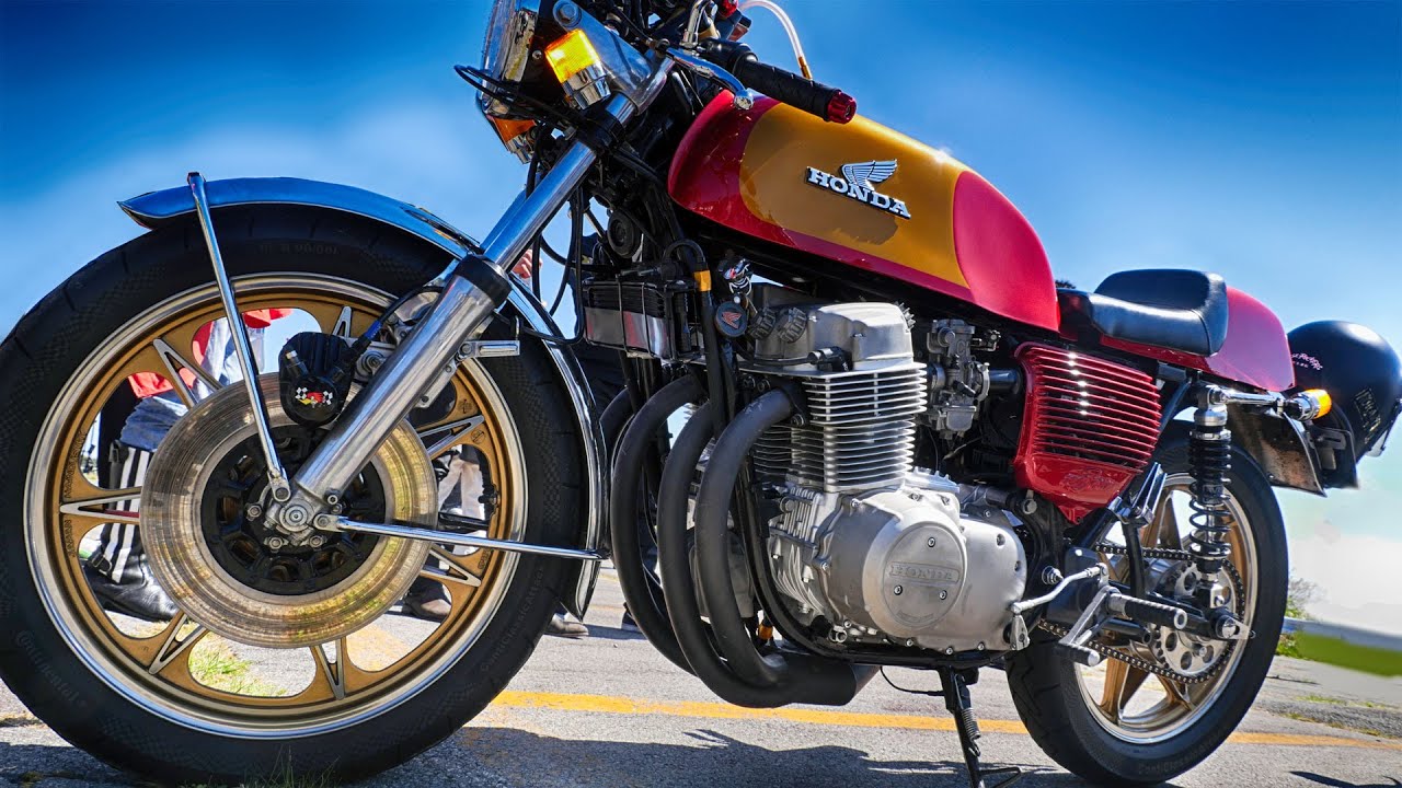 ホンダ CB750Four Cafe Racer #NORAKURO - YouTube