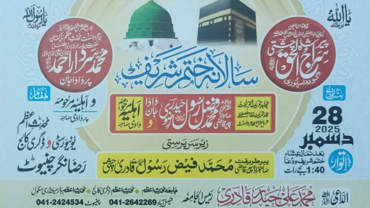 Pakistan Azhar Gh Rasool Highlight|Annual Khatam Shareef|Huzoor Muhaddis e Azam Pakistan R.A ...