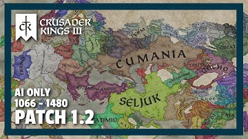 [CK3] Patch 1.2 - AI Only Timelapse | Crusader Kings 3