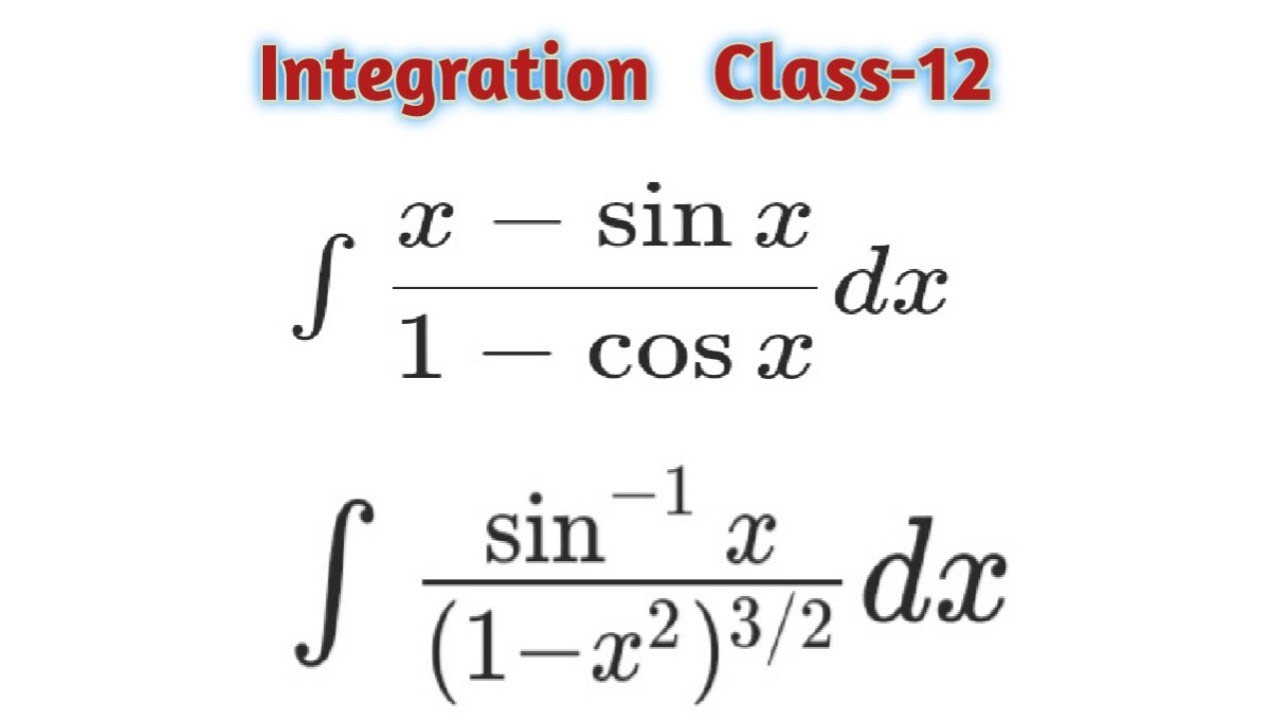 Part 190 Integration Of Sin 1x 1 x Dx x sinx 1 cosx Dx Part 190 Integration Of Sin 1x 1 x Dx x sinx 1 cosx Dx