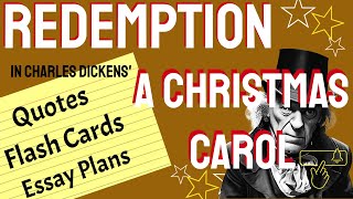 Redemption in a Christmas Carol: Quotes, Flash cards and Essay Plan
