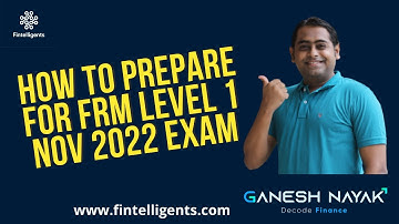 How to prepare for FRM Level 1 Nov 2022 Exam | FRM Exam Preparation