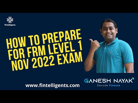 How to prepare for FRM Level 1 Nov 2022 Exam | FRM Exam Preparation