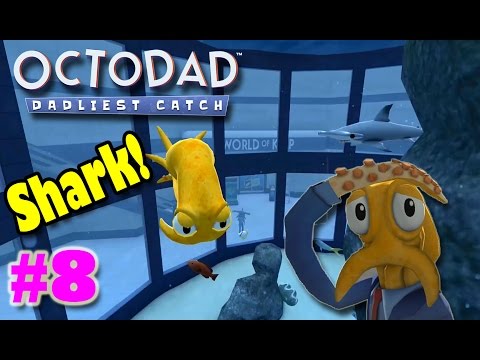 Octodad : Dadliest Catch Gameplay/Walkthrough Part 8 - Sharks! (PS4) - YouTube