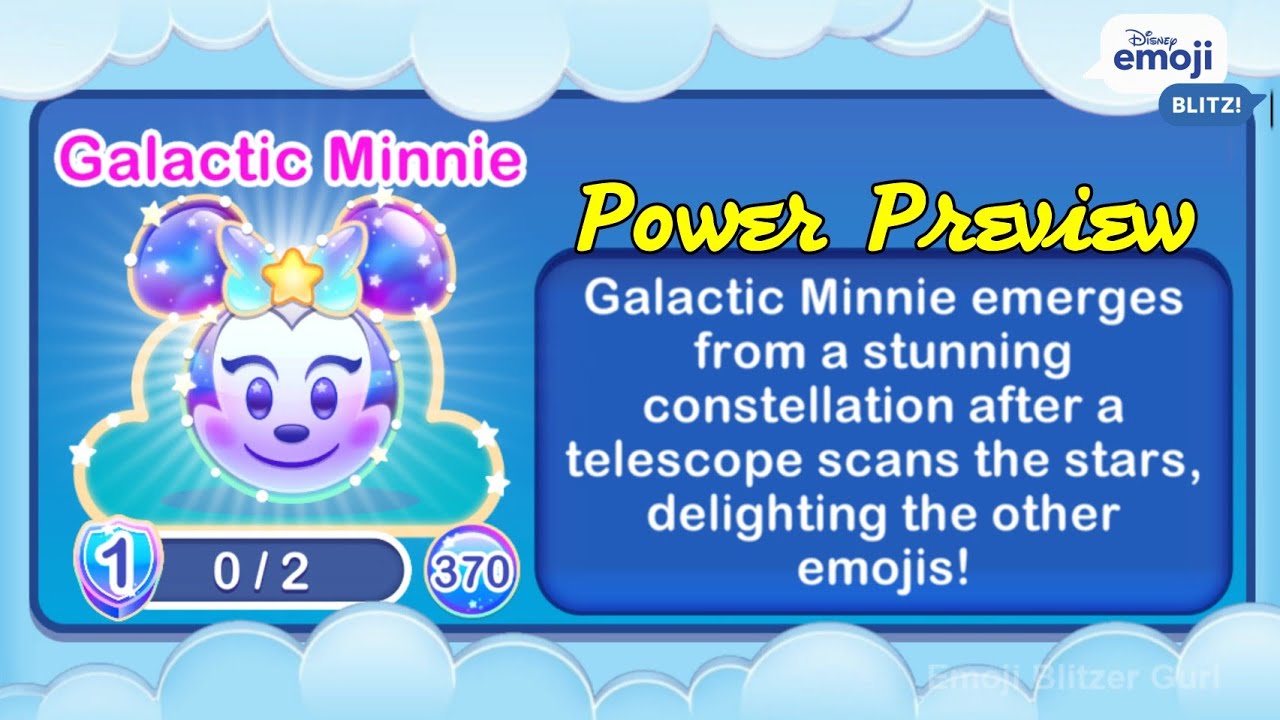 GALACTIC MINNIE (L1) - Mickey and Friends - Disney Emoji Blitz