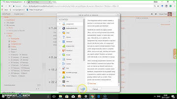 Creating a course and editing sections in course in Moodlecloud