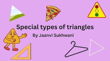 Special types of triangles 
