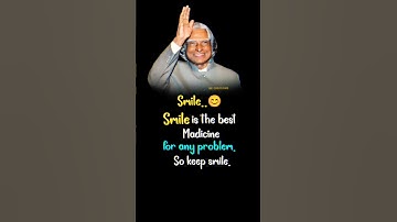 Smile😊😎 || Apj abdul kalam quotes 🔥#kalam #shorts