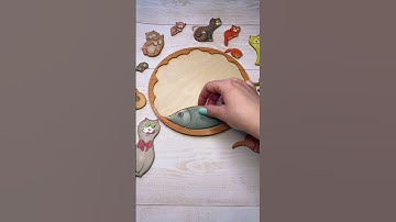 Wooden Jigsaw Puzzle / Cats🐱