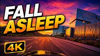 Fall Asleep While I'm Driving you from Downtown Tempe ASU to Phoenix Airport | ASMR | 4k | No talk