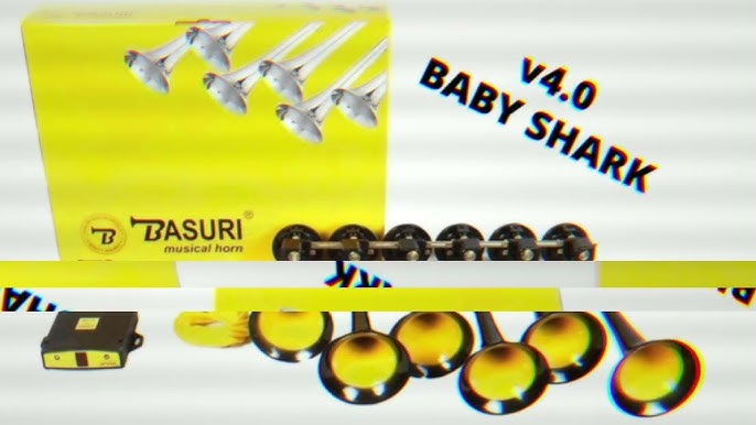 Avertisseur sonore Basuri Baby Shark 4.0 - 22 mélodies - Go-in