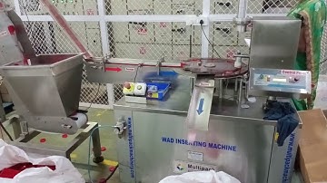 Cap Wad Inserting Machine with Cap Elevator, Cap Lining Machine