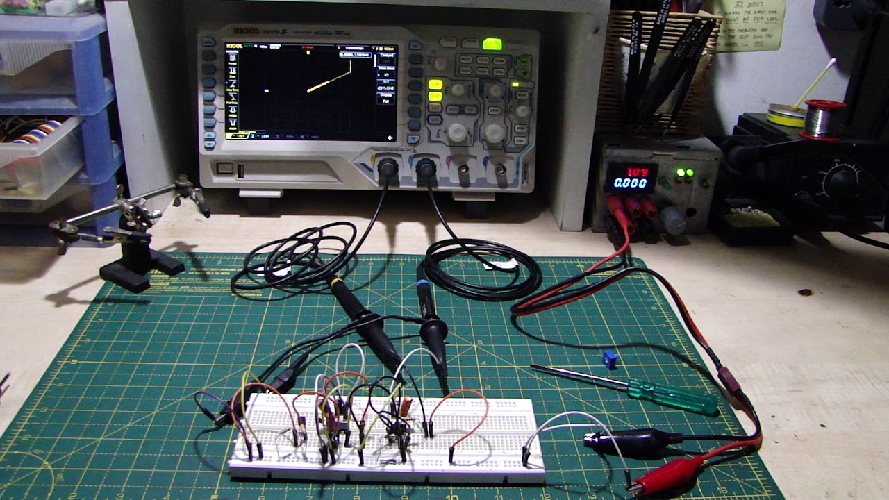 Simple Curve Tracer Circuit Tracing the Curve for Resistor, Diode and
