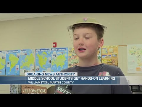 Martin County middle school students prepare for end of year with hands-on learning