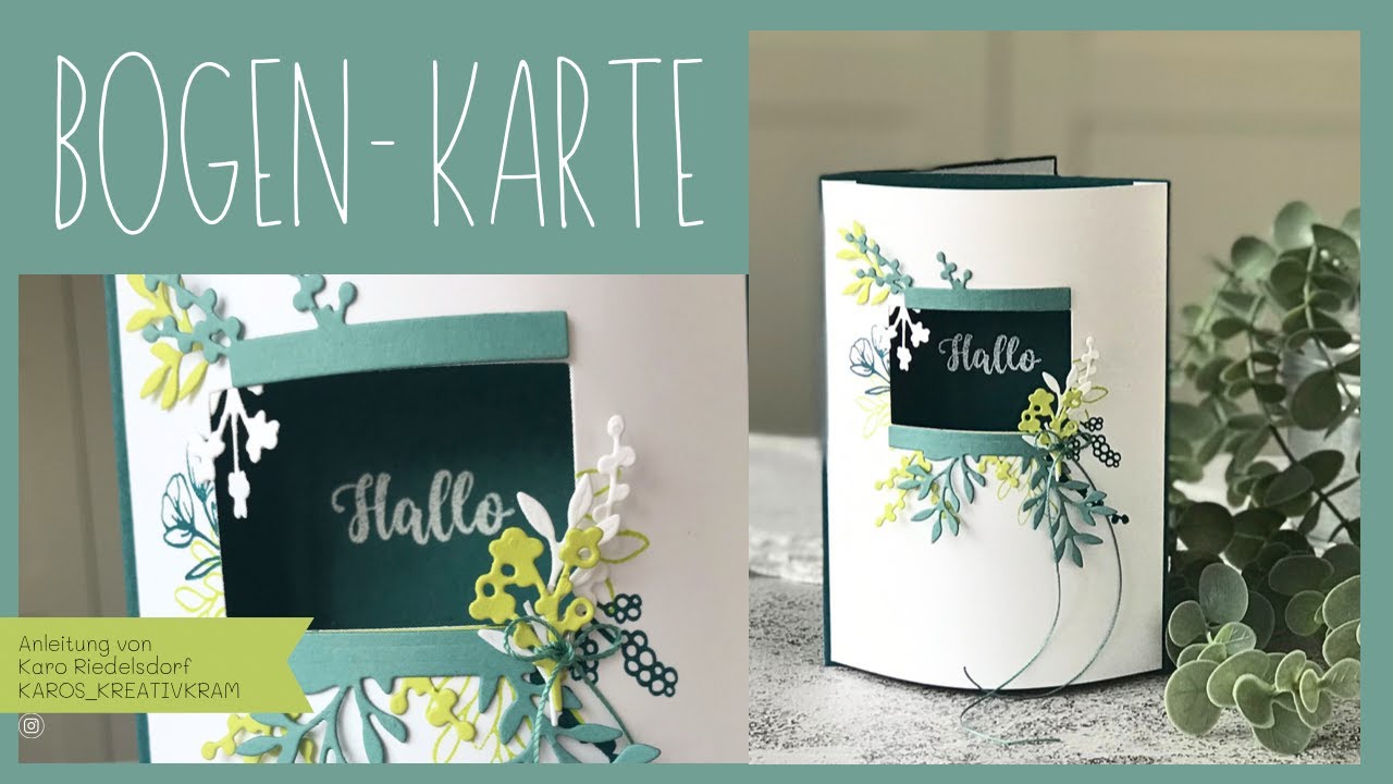 Romantische Bogen Karte | Zeitlos arrangiert | Florale Freundschaft