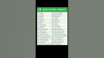 Basic MS Excel Shortcuts You Must Know! | Boost Your Productivity              today