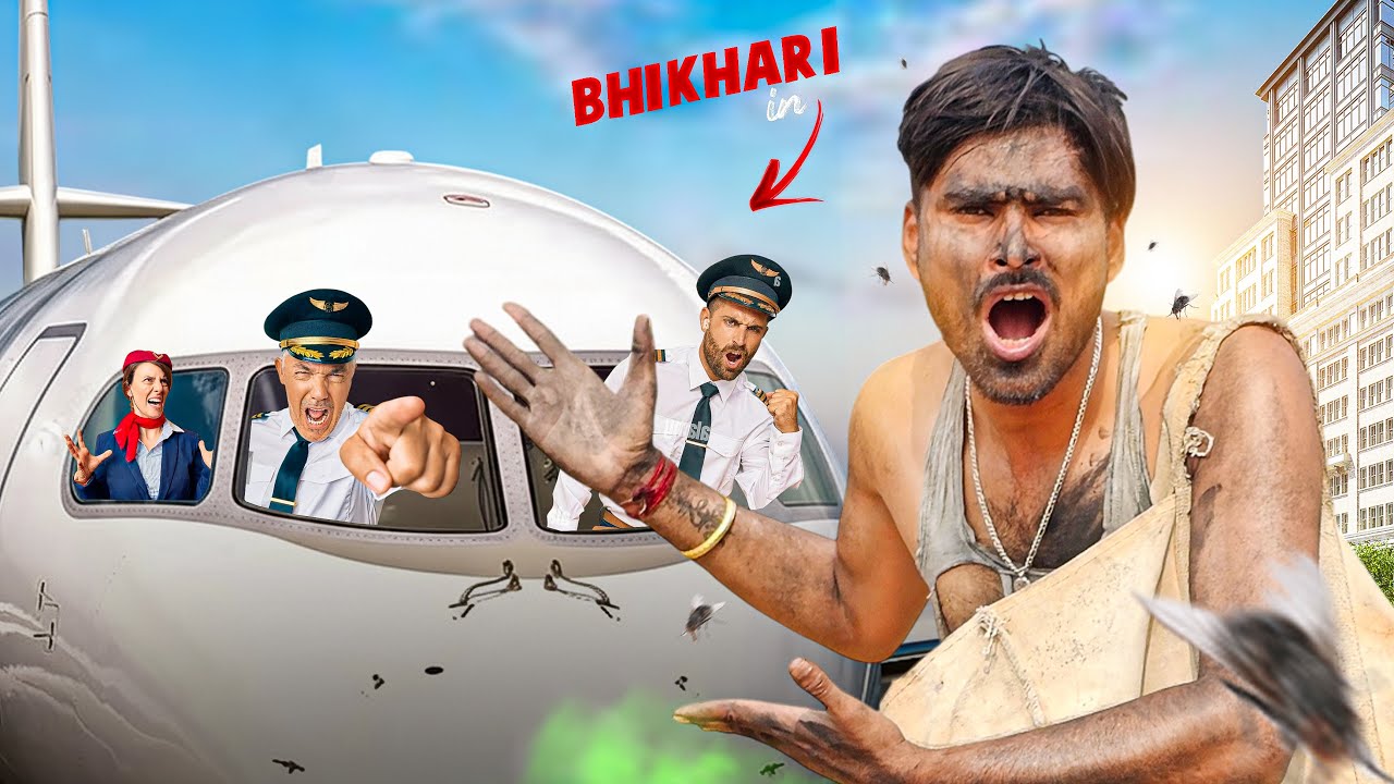 Very *POOR BHIKHARI* Going In Luxury Aeroplane ✈️ 