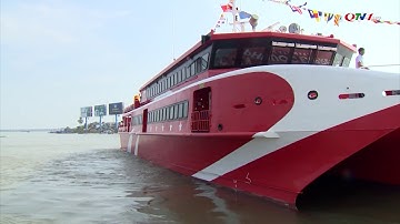 ✔️ Khai trương tàu cao tốc 5 sao Cần Thơ-Trần Đề (Sóc Trăng)-Côn Đảo hai thân lớn nhất Việt Nam