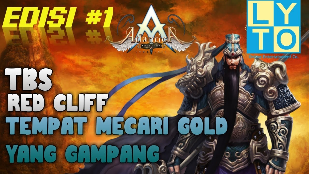 FARMING GOLD DI TBS RED CLIFF SOLO SQUAD AUTO KAYA - ATLANTICA REBIRTH INDONESIA