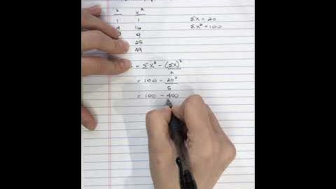 Variability - Variance & Standard Deviation - Chapter 4 Question 9b