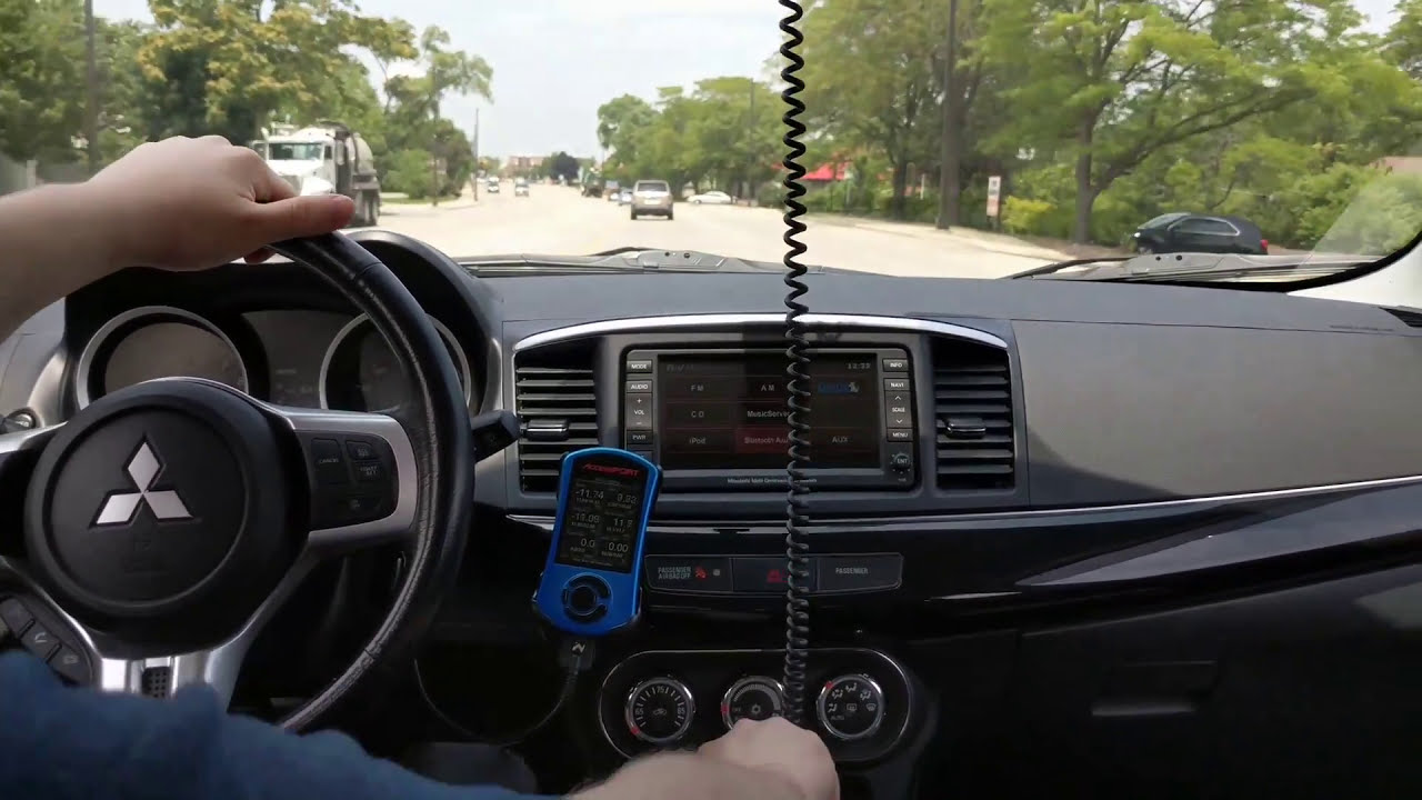 Mitsubishi Evo X Borla Exhaust Interior Perspective