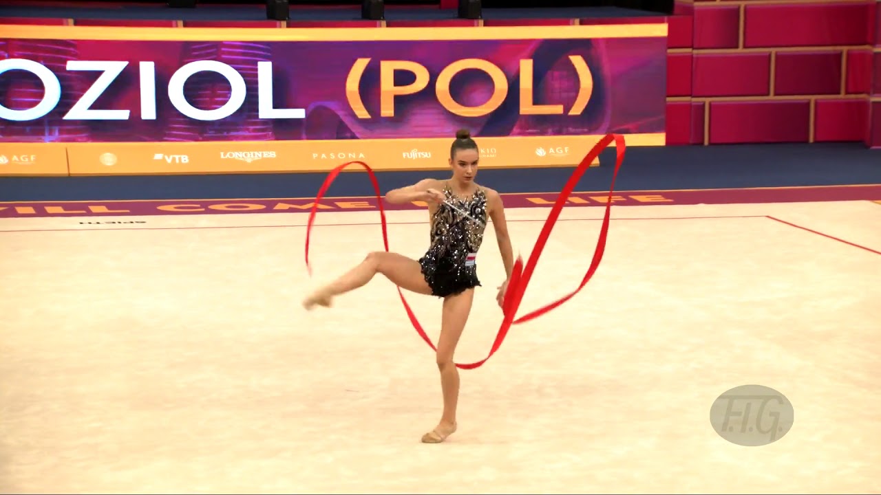 KOZIOL Natalia (POL) - 2019 Rhythmic Worlds, Baku (AZE) - Qualifications Ribbon