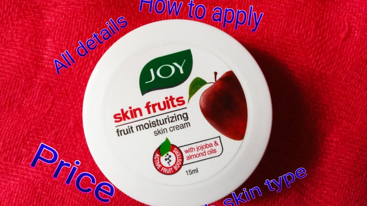Joy skin fruits moisturizing cream/Joy skin cream review/Best winter