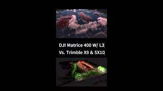 DJI Matrice 400 W/ Zenmuse L3 Vs Trimble X9 & SX10 Point Clouds