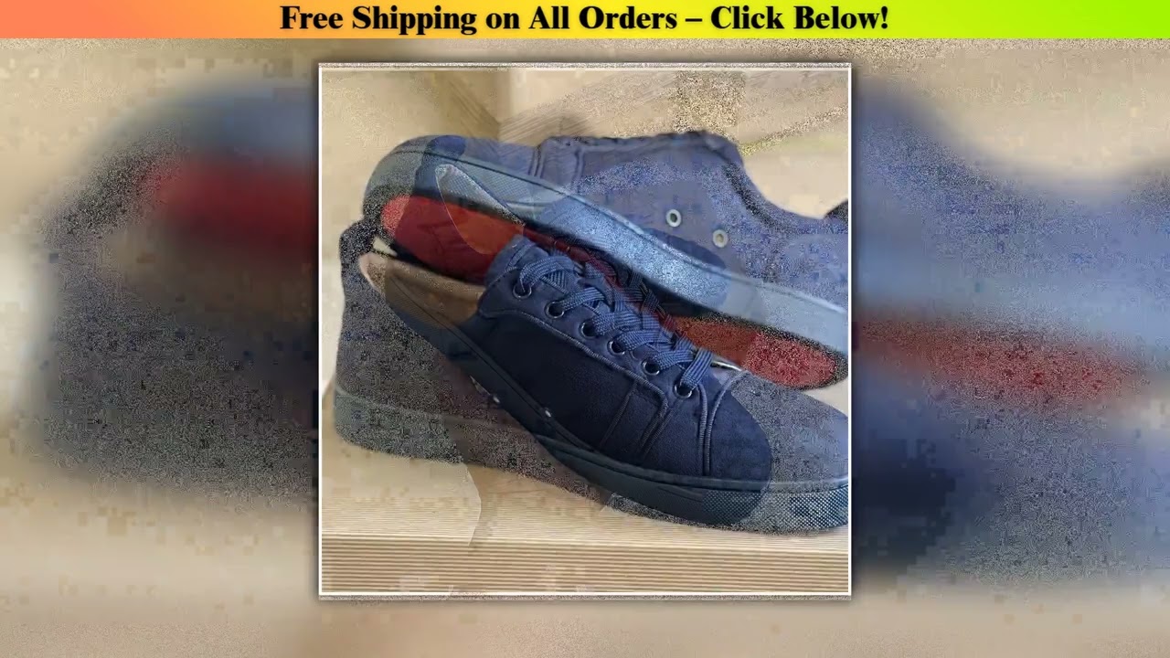 2025 New Men's Fashion Low-cut Blue Casual Shoes High Street Men's Increased Lace-up Round-headed