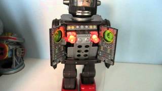 60`s HORIKAWA SH TIN BAT/OP ATTACKING MARTIAN SPACEMAN ROBOT JAPAN