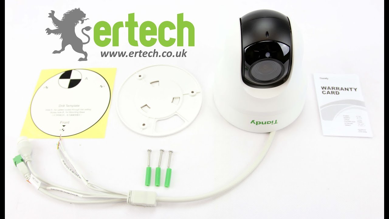 Tiandy TC-NH3204IE PTZ Starlight 2MP 4x Zoom Smart IP Camera - www.ertech.co.uk