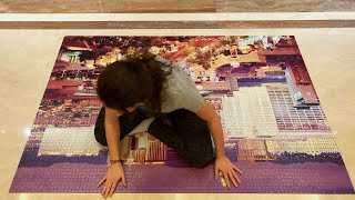 Completing a Clementoni 6,000 Piece Las Vegas Puzzle