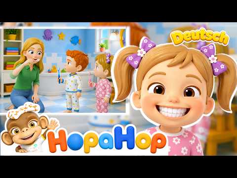Brush, brush, brush - Zahnputzlied für Kinder – HopaHop Kinderlied
