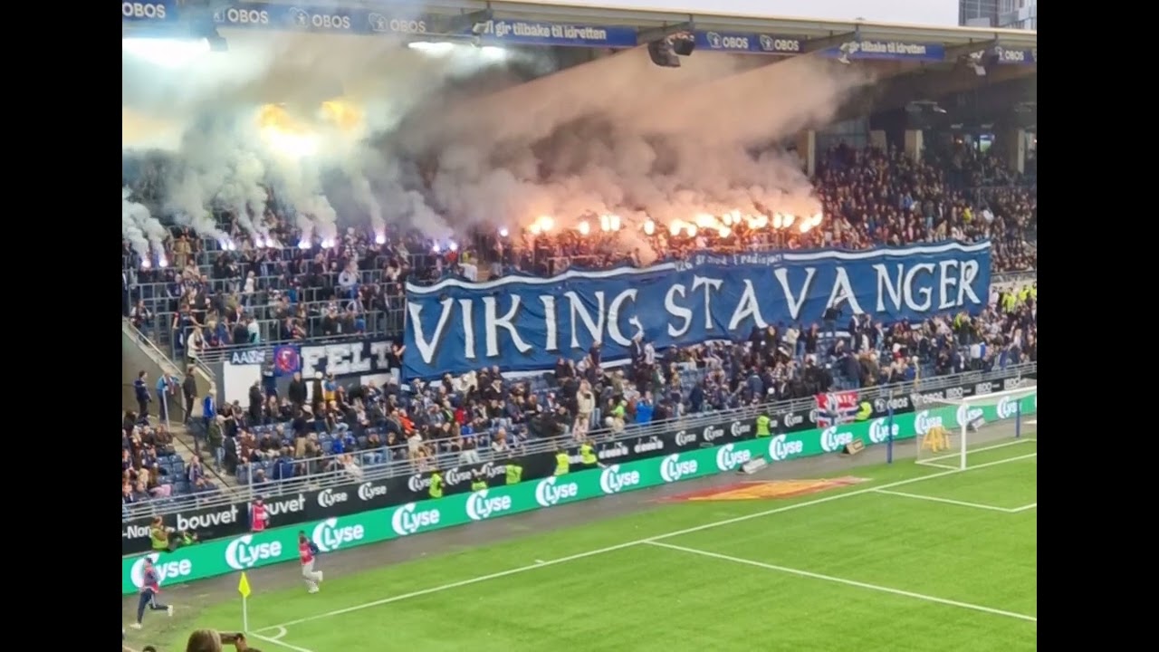 Viking - Bryne 5-1 Felt O tifo før 2. omgangen 25.10.2025