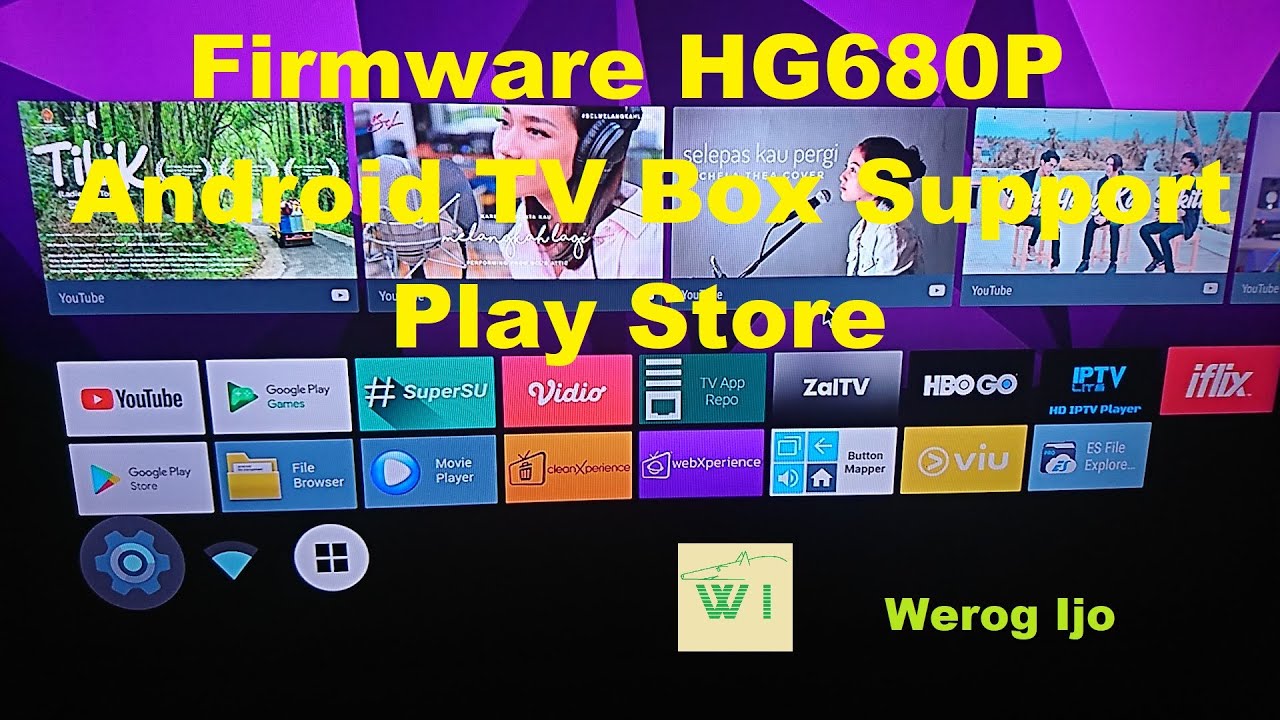 Firmware HG680P Android TV Box Bisa Instal Apk Lewat Play Store TV YouTube
