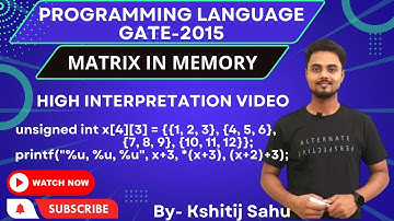 Programming Language GATE-2015 Problem Solution